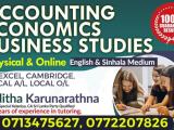 Accounting Economics edexcel cambridge Local AL and OL commerce