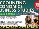 Accounting Economics edexcel cambridge Local AL and OL commerce