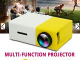 YG300 Mini Portable Projector – 1080P Support | HDMI USB