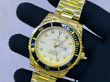 Rolex Oyster Date - Full Gold & White Dial Watch